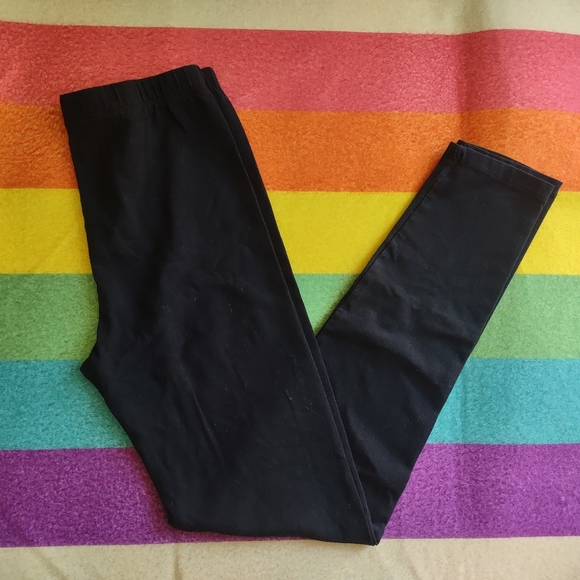 Just 2 Cute 10/12 Black Leggings - Picture 1 of 5